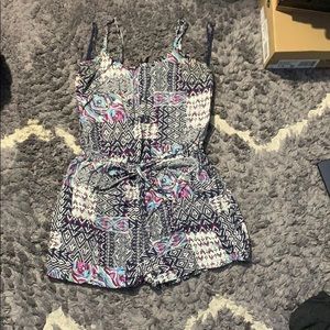 Aeropostal tribal printed romper